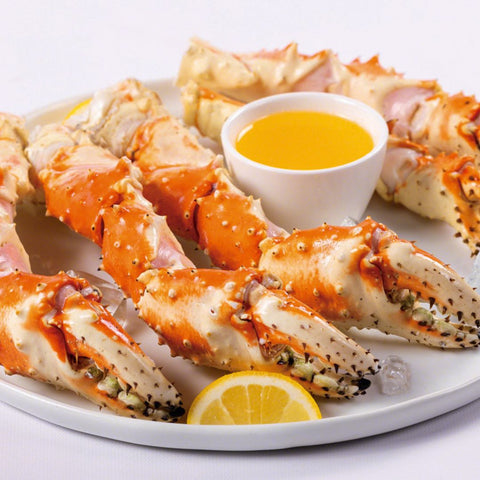 Alaskan Red King Crab Leg Segments, Claws & Knuckles - 1 lb Portion - Maine Lobster Now