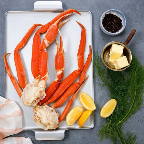 Giant Alaskan Bairdi Crab Legs - 2 x 12 oz - 14 oz Clusters - Maine Lobster Now