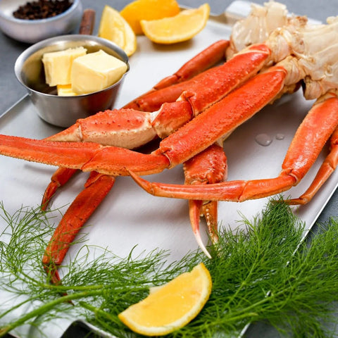 Giant Alaskan Bairdi Crab Legs - 2 x 12 oz - 14 oz Clusters - Maine Lobster Now