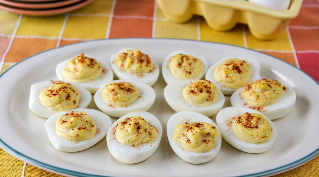 Lobster Deviled Eggs