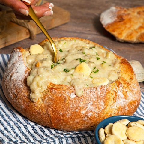 New England Clam Chowder - 16 oz. - Maine Lobster Now