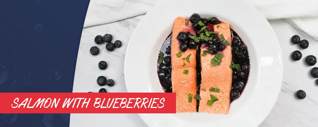 Salmon With Blueberries Recipe